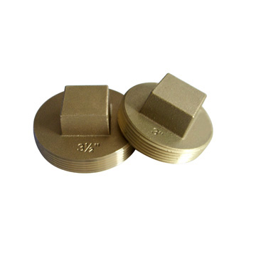 Los Angeles Style Brass Cleanout Plugs(Raised Head) 1 1/2"